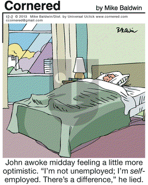 Cornered on Monday December 2, 2013 Comic Strip