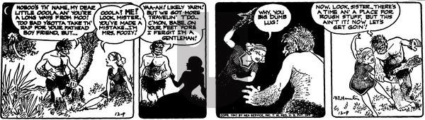 Alley Oop on Monday December 9, 1946 Comic Strip
