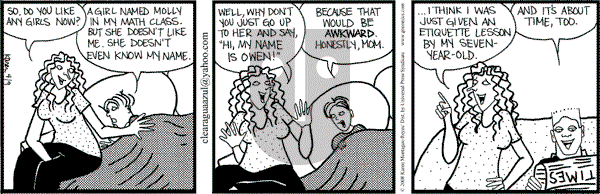 Clear Blue Water on Wednesday April 9, 2008 Comic Strip