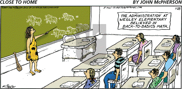 Close to Home on Sunday January 28, 2007 Comic Strip