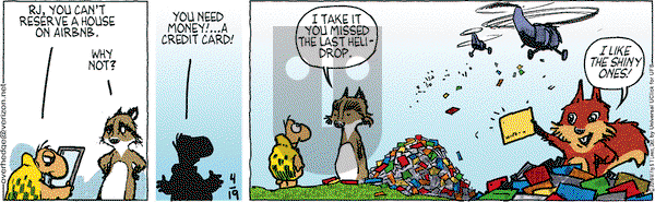 Over the Hedge on Tuesday April 19, 2016 Comic Strip