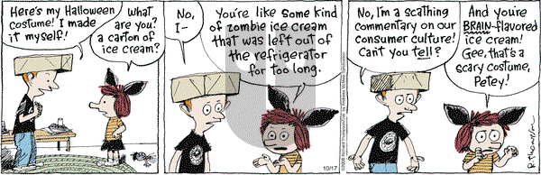 Cul de Sac on Wednesday October 17, 2018 Comic Strip