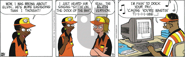 Lucky Cow on Monday July 7, 2003 Comic Strip