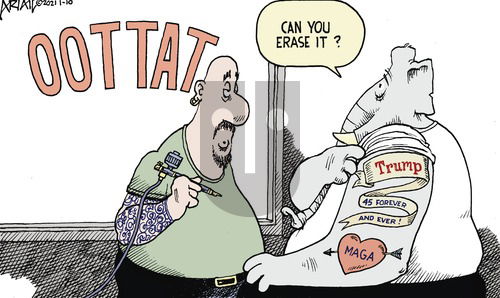 Robert Ariail on Sunday January 10, 2021 Comic Strip
