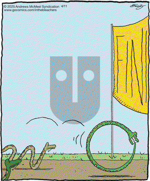 In the Bleachers on Friday April 11, 2025 Comic Strip