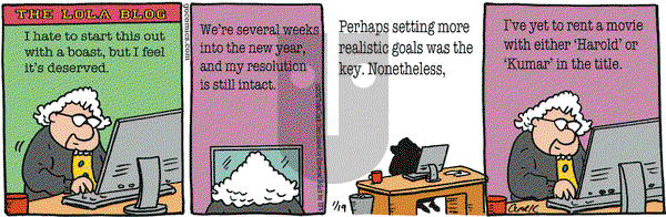 Lola on Thursday January 19, 2012 Comic Strip