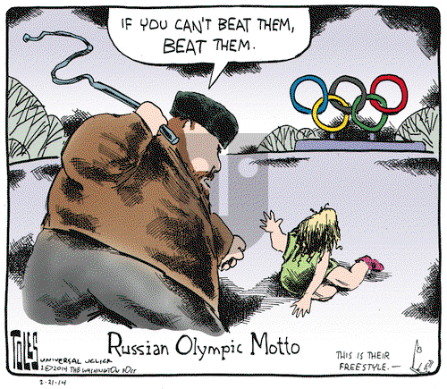 Tom Toles on Friday February 21, 2014 Comic Strip