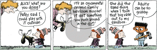 Cul de Sac on Wednesday January 8, 2014 Comic Strip