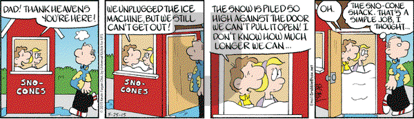 Drabble on Monday May 25, 2015 Comic Strip