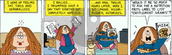 Cathy Classics on Saturday February 19, 2000 Comic Strip