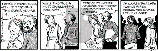 For Better or For Worse on Thursday November 20, 1980 Comic Strip