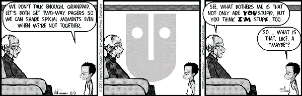The Boondocks on Saturday January 10, 2009 Comic Strip