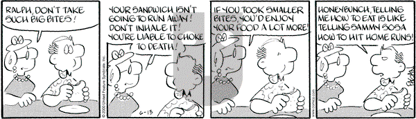 Drabble on Tuesday June 13, 2000 Comic Strip