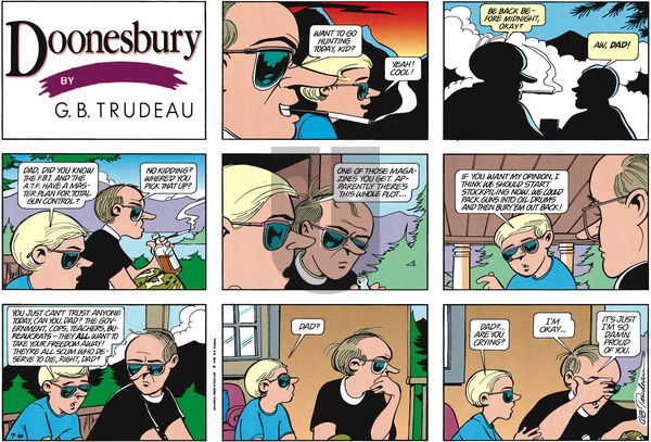 Doonesbury on Sunday July 6, 1997 Comic Strip
