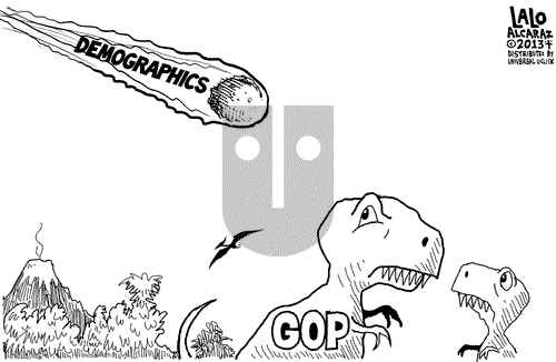 Lalo Alcaraz on Friday February 22, 2013 Comic Strip
