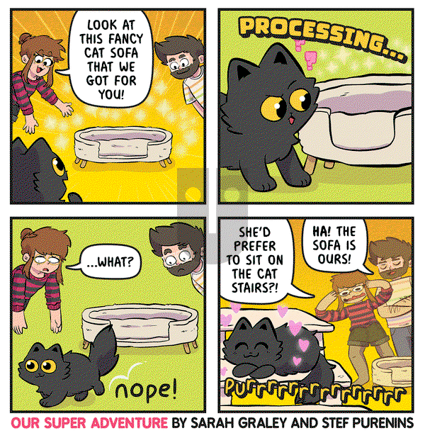 Our Super Adventure on Monday August 4, 2025 Comic Strip