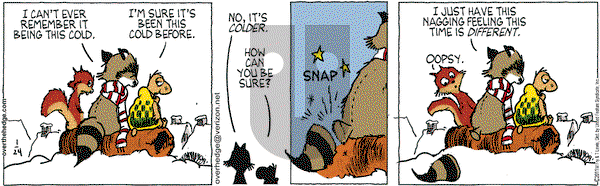 Over the Hedge on Monday January 24, 2011 Comic Strip