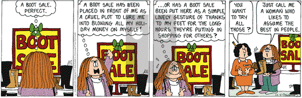 Cathy Classics on Saturday December 4, 1999 Comic Strip