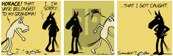 Dark Side of the Horse on Tuesday December 6, 2011 Comic Strip