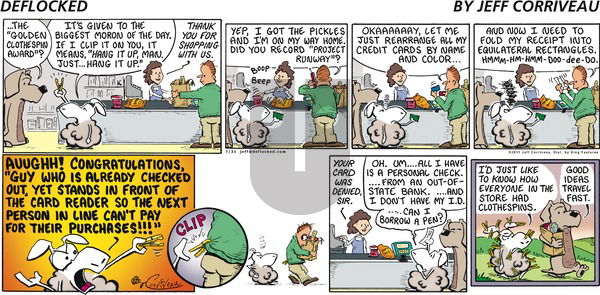 DeFlocked on Sunday July 31, 2011 Comic Strip
