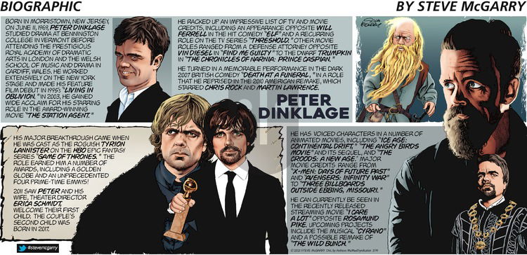 Biographic on Sunday March 14, 2021 Comic Strip
