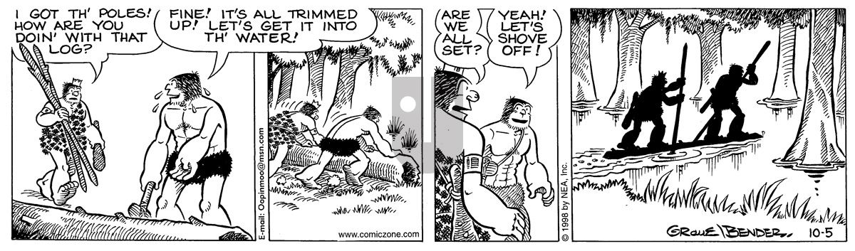 Alley Oop - Monday October 5, 1998 Comic Strip