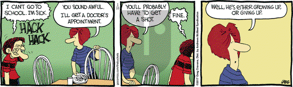 The Buckets on Monday February 20, 2017 Comic Strip