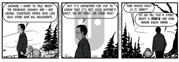 The Boondocks on Monday November 20, 2000 Comic Strip