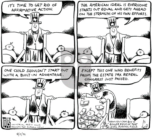 Tom Toles on Thursday August 5, 1999 Comic Strip