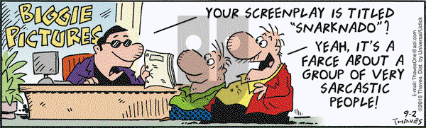 Frank and Ernest on Friday September 2, 2016 Comic Strip