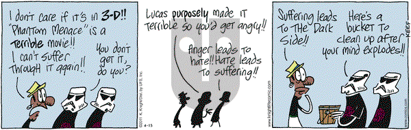 The Knight Life on Friday April 15, 2016 Comic Strip