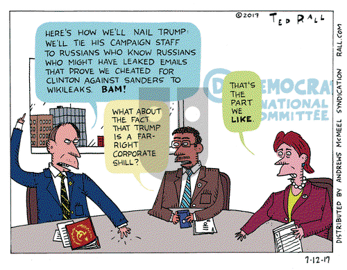 Ted Rall on Wednesday July 12, 2017 Comic Strip