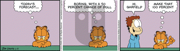 Garfield on Monday January 7, 2019 Comic Strip