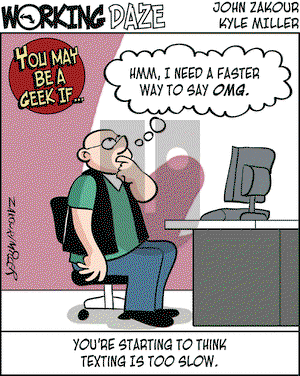 Working Daze on Wednesday May 16, 2007 Comic Strip