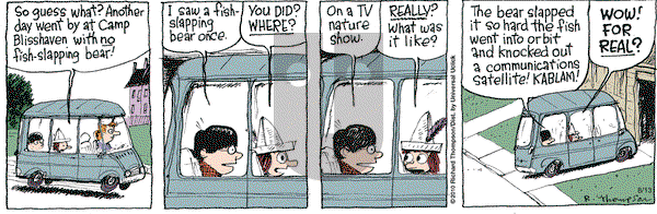 Cul de Sac on Thursday August 13, 2015 Comic Strip