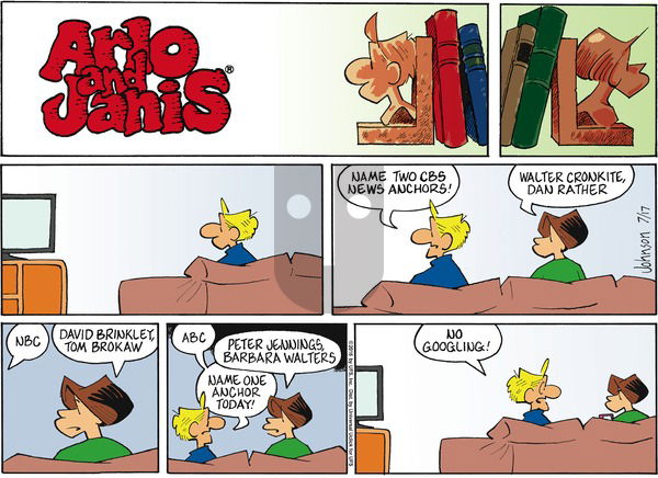 Arlo and Janis on Sunday July 17, 2016 Comic Strip