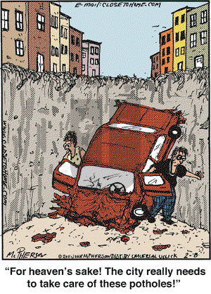 Close to Home on Tuesday February 8, 2011 Comic Strip