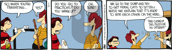 The Buckets on Saturday March 15, 2014 Comic Strip