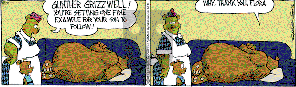 The Grizzwells on Tuesday October 31, 2017 Comic Strip