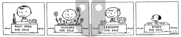 Peanuts - Wednesday October 18, 1950 Comic Strip