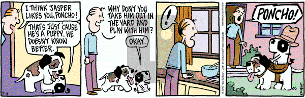 Pooch Cafe - Tuesday July 15, 2003 Comic Strip