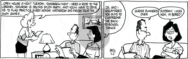 Luann on Friday September 16, 1994 Comic Strip