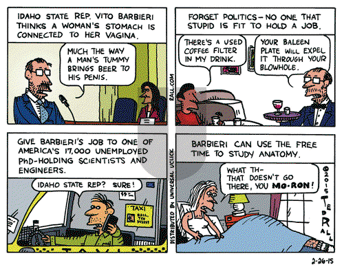 Ted Rall on Thursday February 26, 2015 Comic Strip
