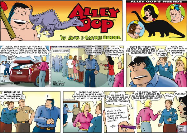 Alley Oop on Sunday December 2, 2012 Comic Strip