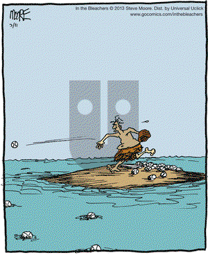 In the Bleachers on Monday March 11, 2013 Comic Strip