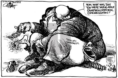 Pat Oliphant on Sunday November 10, 1996 Comic Strip
