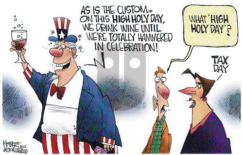 Jerry Holbert on Tuesday April 17, 2012 Comic Strip