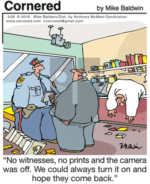 Cornered on Tuesday March 20, 2018 Comic Strip
