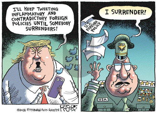 Rob Rogers on Tuesday April 10, 2018 Comic Strip