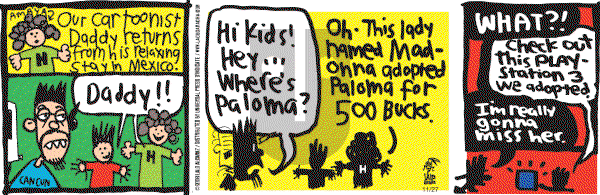 La Cucaracha on Monday November 27, 2006 Comic Strip